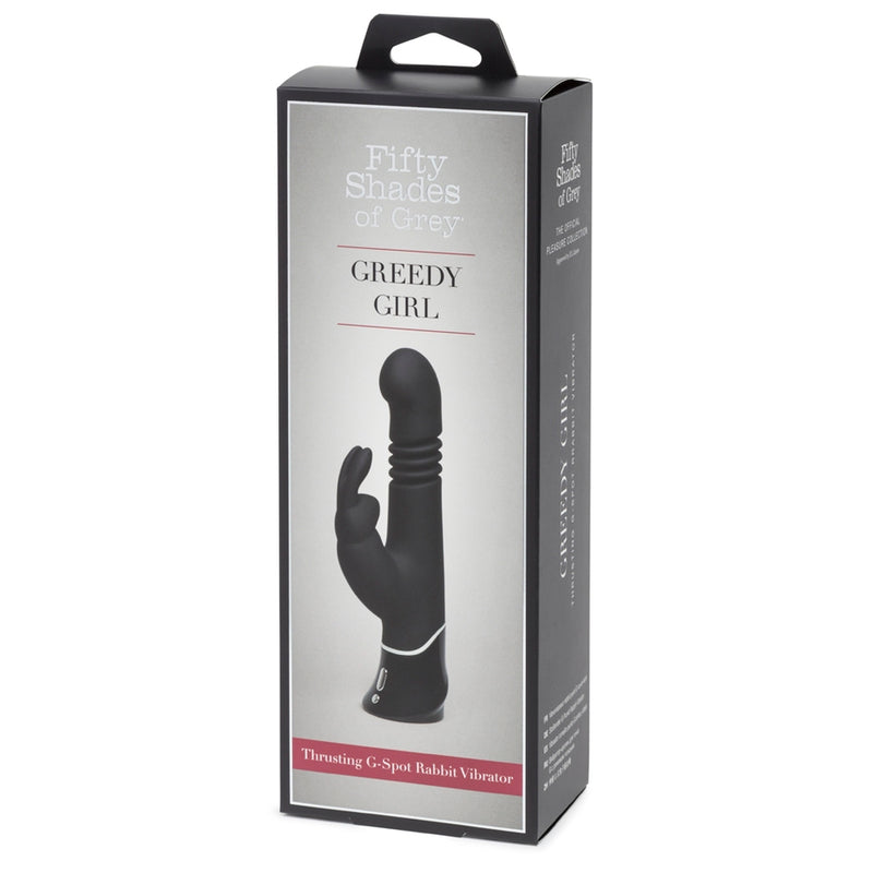 Love Honey Fifty Shades Of Grey Greedy Girl Rechargeable Thrusting G-Spot Rabbit Vibrator at $97.99