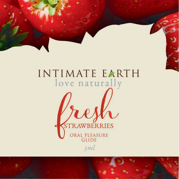 Intimate Earth Intimate Earth Flavored Glide Strawberry Foil Pack 3ml at $2.99