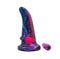 Vixen Creations Vixen Creations Vixskin Annie-O Vibrating Silicone Curved G-Spot Dildo Galaxy at $79.99