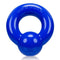 Oxballs Gauge Cock Ring in blue made from Super Flex TPR material, featuring a squishy and blubbery texture for intimate experiences