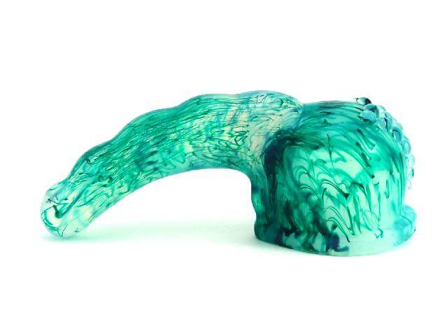 Vixen Creations Gee Whizzard Green Marble Attachment for Magic Wand