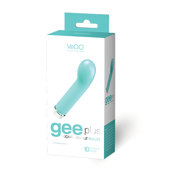 Vedo GEE PLUS RECHARGEABLE VIBE TEASE ME TURQUOISE at $43.99
