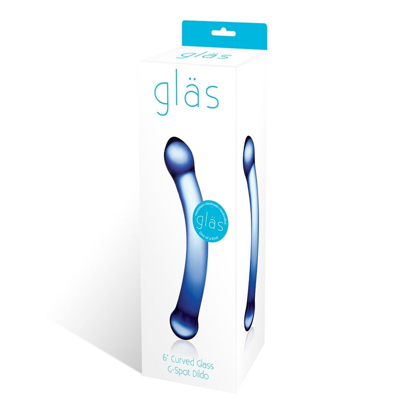 Electric / Hustler Lingerie Glas 6 inches Curved Glass G-Spot Dildo at $15.99
