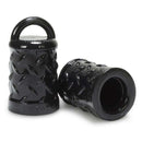 Oxballs Gripper Nipple Suckers in black, diamond-patterned design for intense nipple play