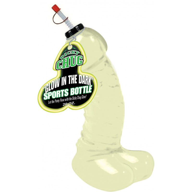 HOTT Products Dicky Chug Sports Bottle-Glow in the Dark 20 oz at $14.99