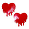 PASTEASE FAUX LATEX RED MELTY HEARTS-1