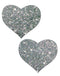 Pastease PASTEASE HEARTS SILVER GLITTER at $7.99