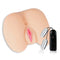 HUSTLER BARELY LEGAL vibrating dual pussy and ass masturbator with realistic texture and powerful bullets for stimulation.