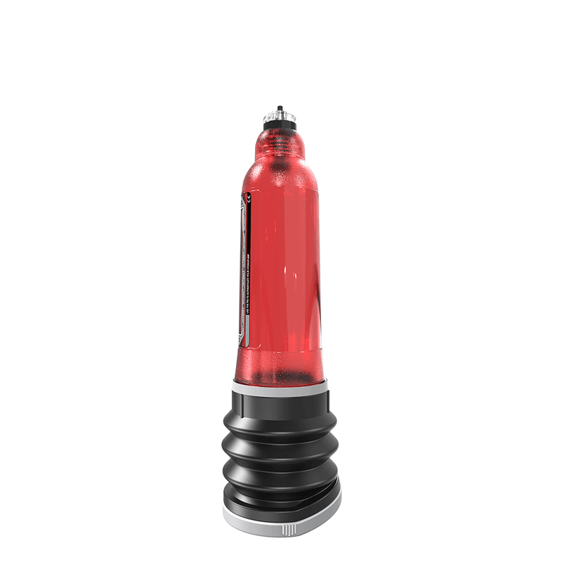 Bathmate Hydroxtreme 7 Brilliant Red Penis Pump with advanced hydropump design and accessories for men 5 to 7 inches