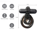 Maia Toys Jagger Rechargeable Vibrating Ring Black Sleeve at $22.99