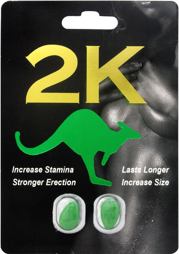 Assorted Pill Vendors Kangaroo 2K For Him 2 Count Package at $9.99