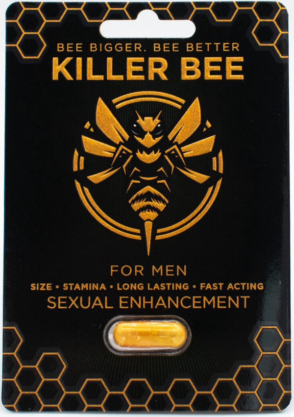 KILLER BEE MALE ENHANCEMENT 1PC (NET)-0