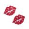 PASTEASE SPARKLY RED KISSING LIPS PASTIES-1