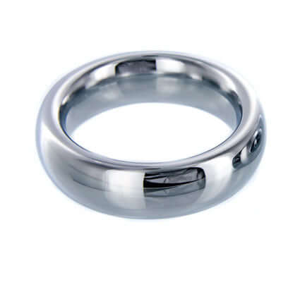 Master Series Stainless Steel Cock Ring - 1.75 Inch Diameter, Heavy Duty, Silver Finish