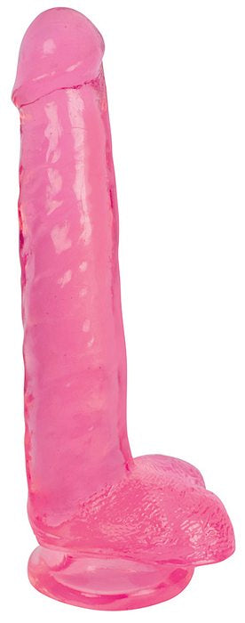 CURVE NOVELTIES Lollicock 8 inches Slim Stick Cherry Ice Pink Dildo with Balls at $17.99