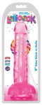 CURVE NOVELTIES Lollicock 8 inches Slim Stick Cherry Ice Pink Dildo with Balls at $17.99