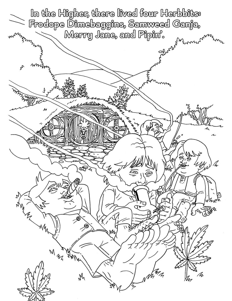 LORD OF SMOKE RINGS COLORING BOOK (NET)-1