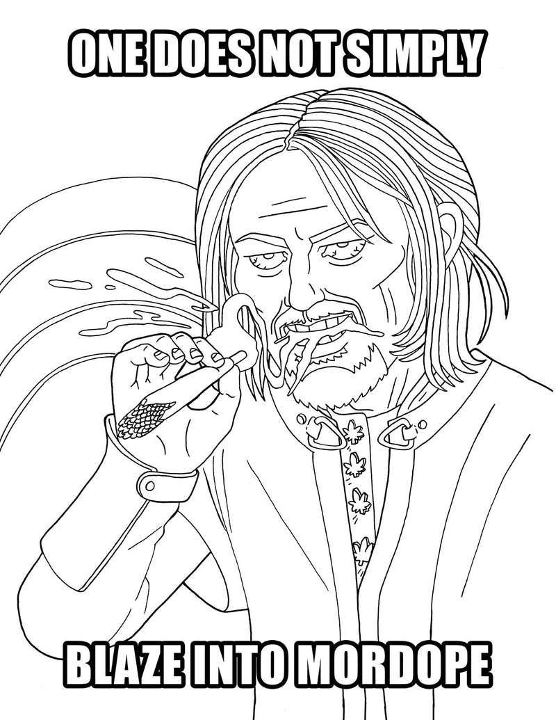 LORD OF SMOKE RINGS COLORING BOOK (NET)-2