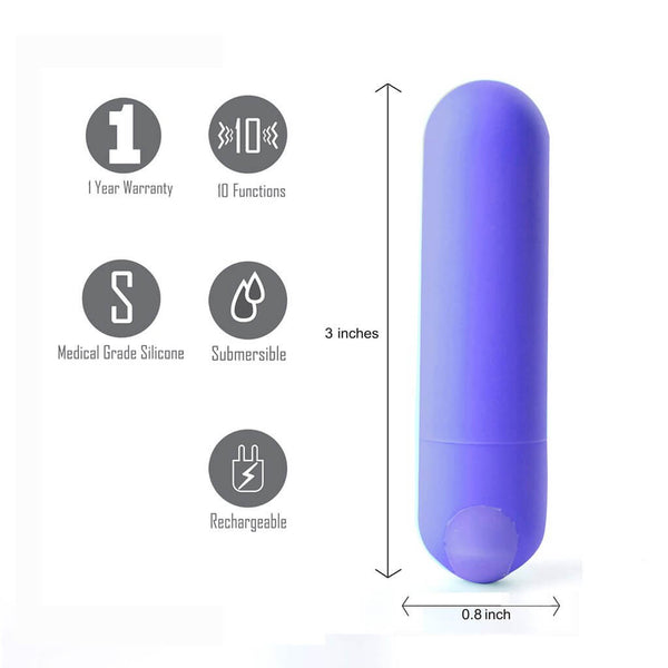 Maia Toys Jessi Mini Bullet Vibrator Purple at $19.99