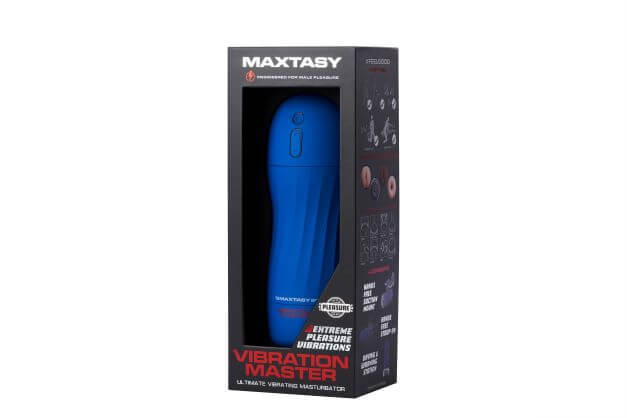 Maxtasy Vibration Master Clear | The Ultimate Male Pleasure Stroker with Quad Motors