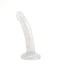 Vixen Creations Vixen Creations Vixskin Mistress Vibrating G-Spot Curved Silicone Dildo with Suction Cup Silver Glitter at $54.99