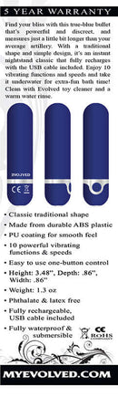 EVOLVED MY BLUE HEAVEN RECHARGEABLE BULLET-5