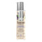 JO Naturals Lavender & Tahitian Vanilla Massage Oil bottle, 4oz, with natural ingredients label.