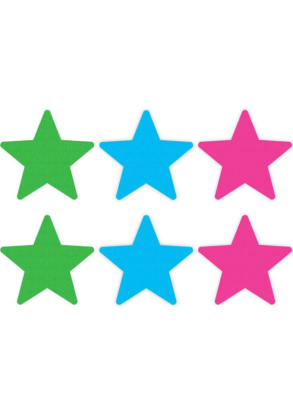 X-Gen Products Peek A Boo Neon Star Pasties 3 Pack at $12.99