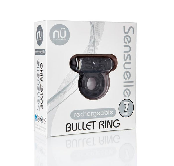 Nu Sensuelle NU Sensuelle 7-function Bullet Vibrating Couples Ring Black at $37.99