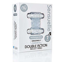 Sensuelle Double Action Clear 7 Function Vibrating Couples Ring Box