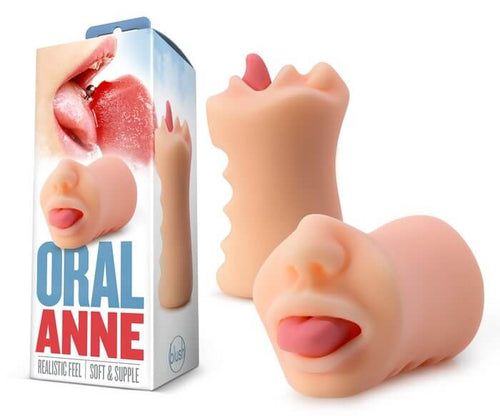 Blush Novelties X5 Men Oral Anne Vanilla Stroker at $15.99