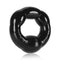 Oxballs Thruster Cock Ring - Super Stretchy Black Enhancer for Pleasure and Comfort