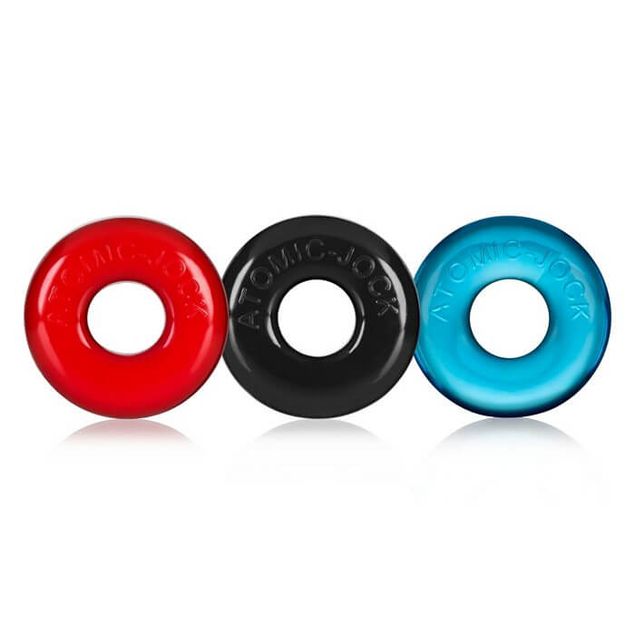 Ringer 3-Pack Cock Ring by Oxballs - A Heftier Package for Heavier Act