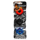 OXBALLS Ringer 3 Pack Cock Ring Multi Color at $7.99
