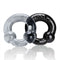 Oxballs Ultra Balls Cock Ring 2 Pack Flex-TPR in black and clear