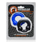 Ultra Balls Cock Ring Duo-Pack featuring blue and black rings in original packaging by Oxballs.