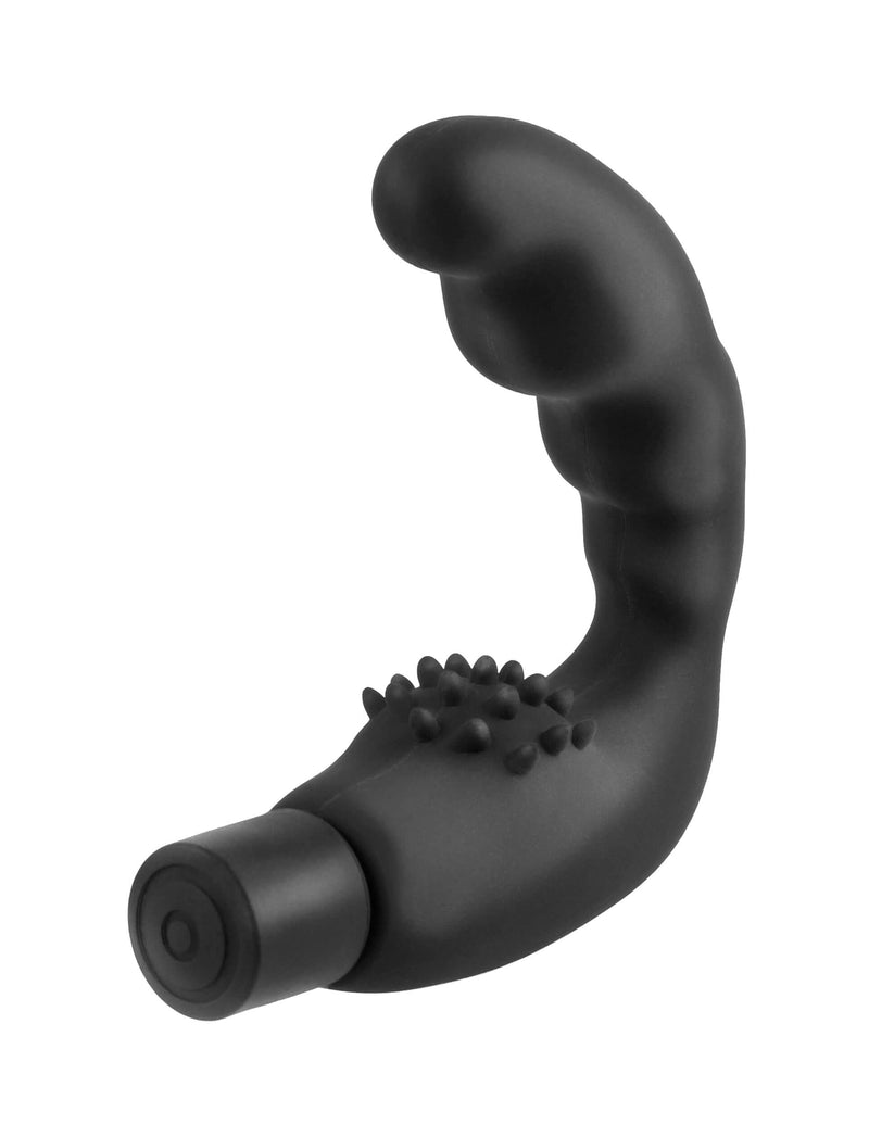 Vibrating Reach Around anal toy with a curved design for enhanced pleasure and stimulation.