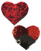 PASTEASE SWEETY RED & BLACK COLOR CHANGING SEQUIN HEART-0