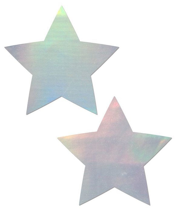 Pastease PASTEASE HOLOGRAPHIC STAR SILVER at $7.99