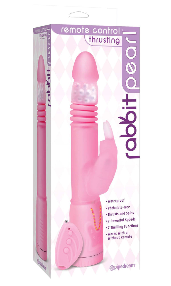 Pipedream Products REMOTE CONTROL THRUSTING RABBIT PEARL at $74.99
