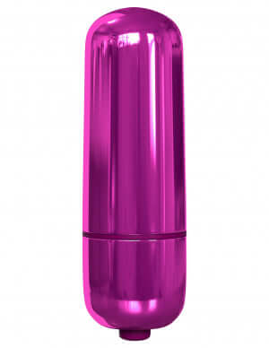 Classix Back To Basics Pocket Bullet Vibrator in pink, compact design, sleek and powerful on-the-go waterproof vibrator.