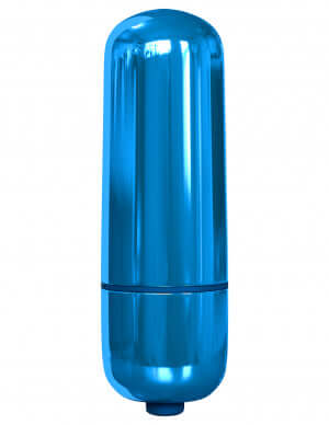 Classix Back To Basics Pocket Bullet Vibrator Blue - powerful, travel-ready, waterproof vibrator for versatile sensation play.