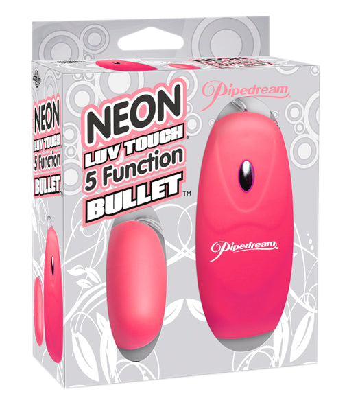 Pipedream Products Neon Luv Touch 5 Function Bullet Vibrator Pink at $23.99