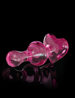 Pipedream Products Elegant Glass Plug Pink Icicles 75 by Pipedreams Products at $29.99