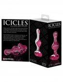 Pipedream Products Elegant Glass Plug Pink Icicles 75 by Pipedreams Products at $29.99
