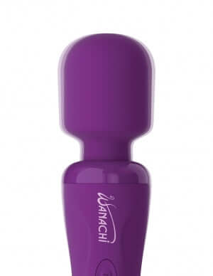 Wanachi Body Wand Recharger Purple with Elite silicone head and powerful rechargeable motor.