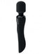 Black cordless rechargeable Wanachi Body Recharger massager with Elite silicone for ultimate muscle relaxation.