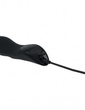 Wanachi Body Recharger black cordless massager with Elite silicone and a rechargeable feature for ultimate muscle relaxation