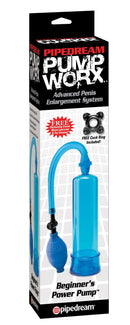 Pump Worx Beginners Pump Blue - Advanced Penis Enlargement System for Size and Confidence
