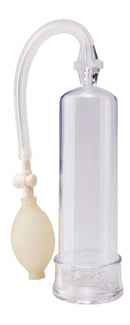 Pump Worx Beginners Pump Clear with medical-style pump ball and smooth PVC opening for enhanced performance and size.